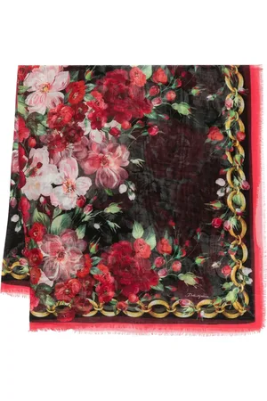 Dolce & Gabbana Blomstret tørklæde
