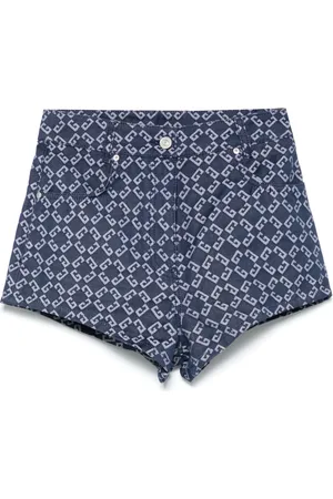 Givenchy 72 denimshorts med monogram