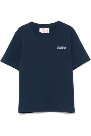 MC2 SAINT BARTH T-shirt med logobroderi