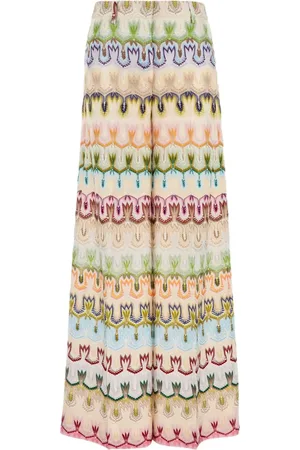 Missoni Palazzo-bukser med broderi