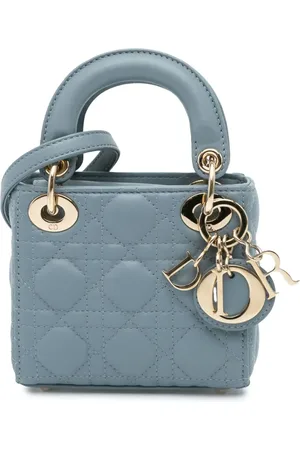 Dior Mikro Cannage Lady Dior satchel-taske i lammeskind fra 2020
