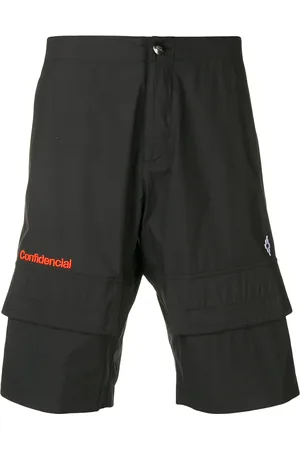 MARCELO BURLON Shorts med Confidencial-tryk