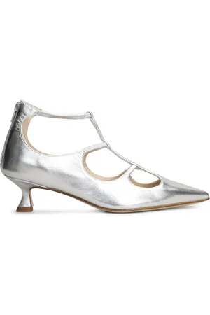 ANNA F. 50 mm pumps i læder