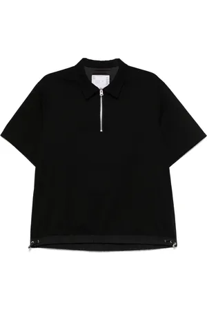 SACAI Polo med kort lynlås