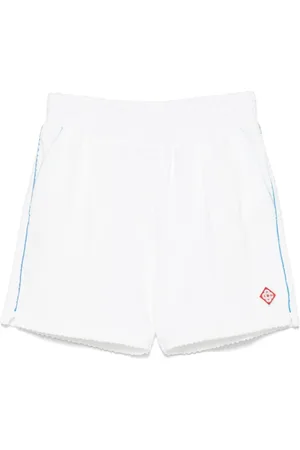 Casablanca Stribede tennisshorts i frotté