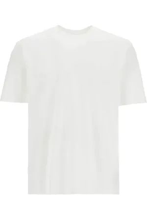 Y-3 T-shirt med grafisk "White" tryk