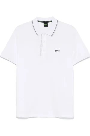 HUGO BOSS Polo med broderet logo