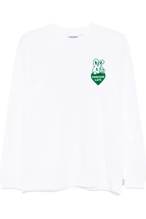 Chocoolate Langærmet T-shirt med grafisk kanintryk