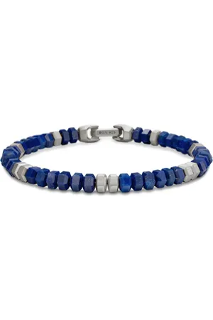 David Yurman Hex Bead armbånd i sterlingsølv (6 mm)