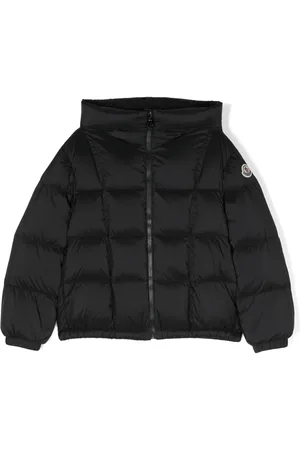 Moncler Dynefrakke med hætte og logomærke