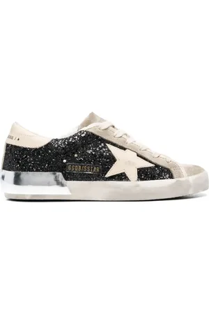 Golden Goose Super-Star sneakers med glimmerdetalje