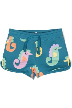 Stella McCartney Shorts med dyretryk