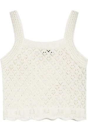 Maison Kitsuné Hæklet tanktop