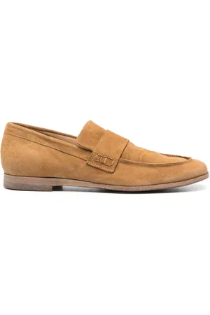 Moma Penny-loafers i ruskind