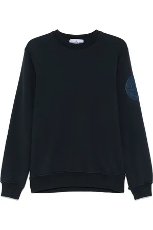 Stone Island Sweatshirt med Compass-broderi