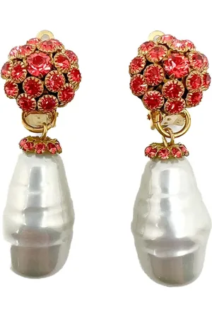 JENNIFER GIBSON JEWELLERY Krystaludsmykkede øreringe