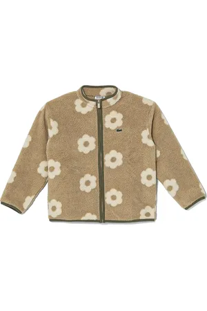 Lacoste Jakke i blomstrede-fleece med lynlås
