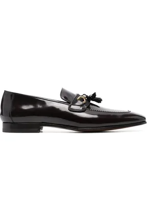 Tom Ford Loafers i læder med horsebit-detalje