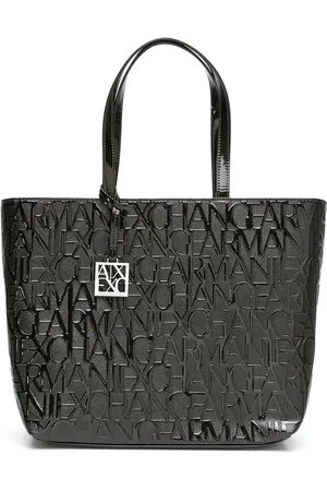 Armani Exchange Tote med monogram-tryk