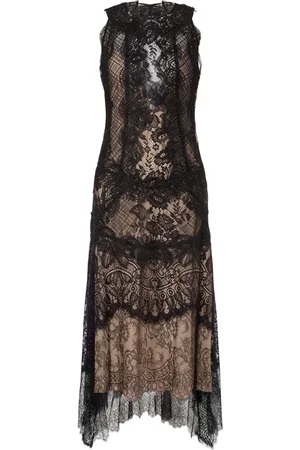 Alberta Ferretti Mellemlang blondekjole