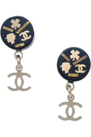 CHANEL 2006 CC-hoop-ørehængere
