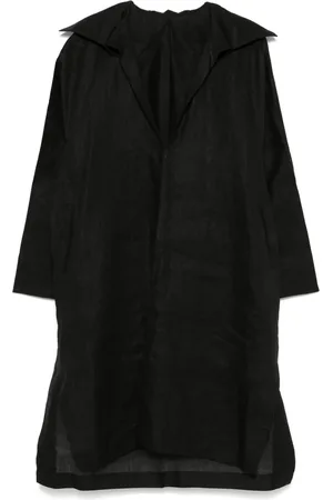 Issey Miyake Hempen skjortekjole