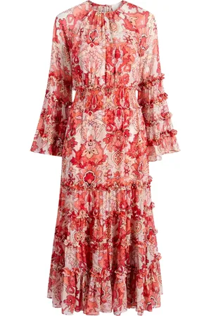 Cinq A Sept Mellemlang Damask kjole