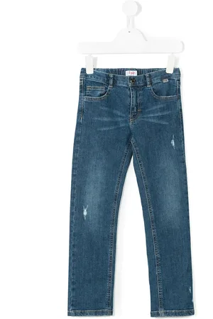Il gufo Jeans med slitageeffekt