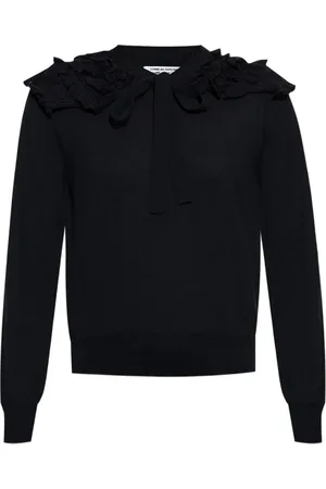 Comme des Garçons Cardigan med flæsedetalje