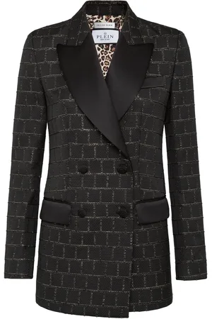 Philipp Plein Dobbeltradet Sartorial blazer i GG-jacquard