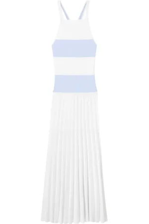 Claudie Pierlot Lang kjole med colourblock