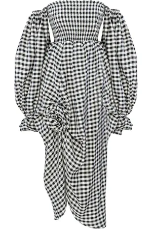 Sleeper Ternet Atlanta kjole med off-shoulder-snit