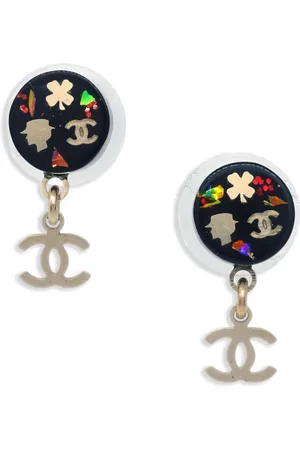 CHANEL 2006 CC-hoop-ørehængere