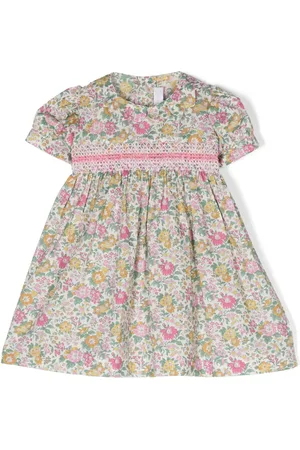 Mariella Ferrari Blomstret kjole med smock-panel