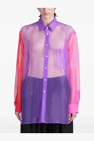 Comme des Garçons Gennemsigtig skjorte