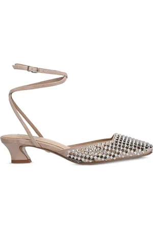 Lola Cruz 45 mm pumps med krystaludsmykning