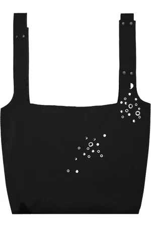 YOHJI YAMAMOTO Tote med huludsmykning