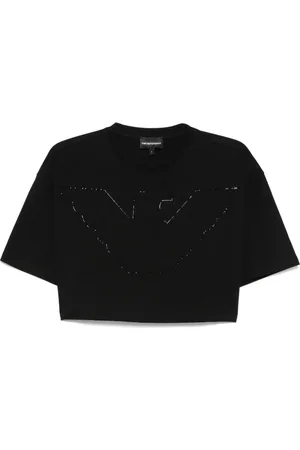 Emporio Armani T-shirt med logoudsmykning