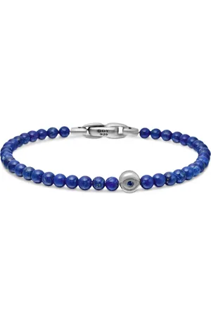 David Yurman Evil Eye armbånd i sterlingsølv med Spiritual-perler (4 mm)