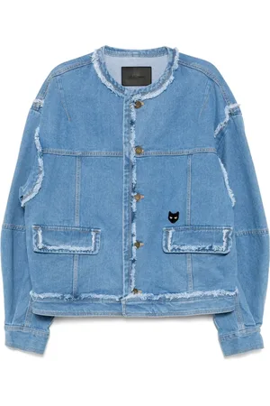 SONGZIO Denimjakke med rund hals