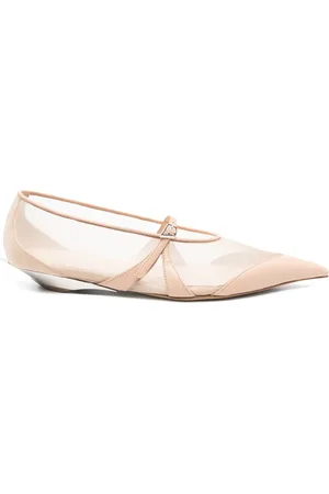 MUGLER Flade mesh-ballerinaer