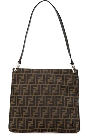 Fendi 2000-2010 Zucca Canvas skuldertaske