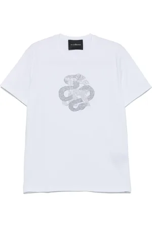 John Richmond T-shirt med krystallogo