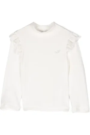 MONNALISA Langærmet T-shirt med udsmykket logo