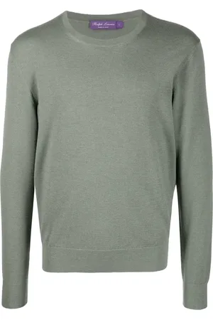 Ralph Lauren Ribstrikket trøje med lange ærmer