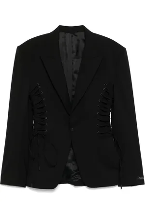 MUGLER Blazer med snøre