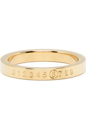 Maison Margiela Numeric Minimal ring med poleret finish