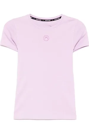 Marine Serre T-shirt med moon-logo