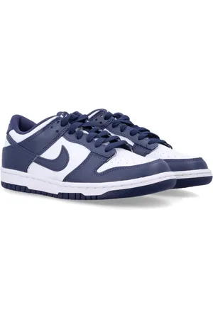 Nike Dunk Low White/Midnight Navy sneakers