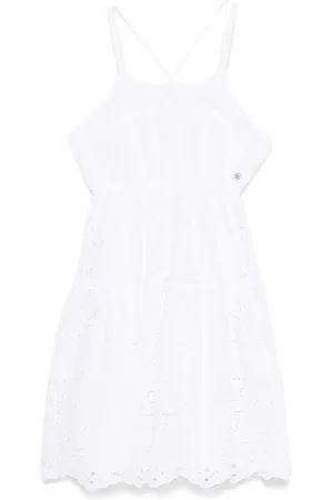 Guess Kjole i broderie anglaise